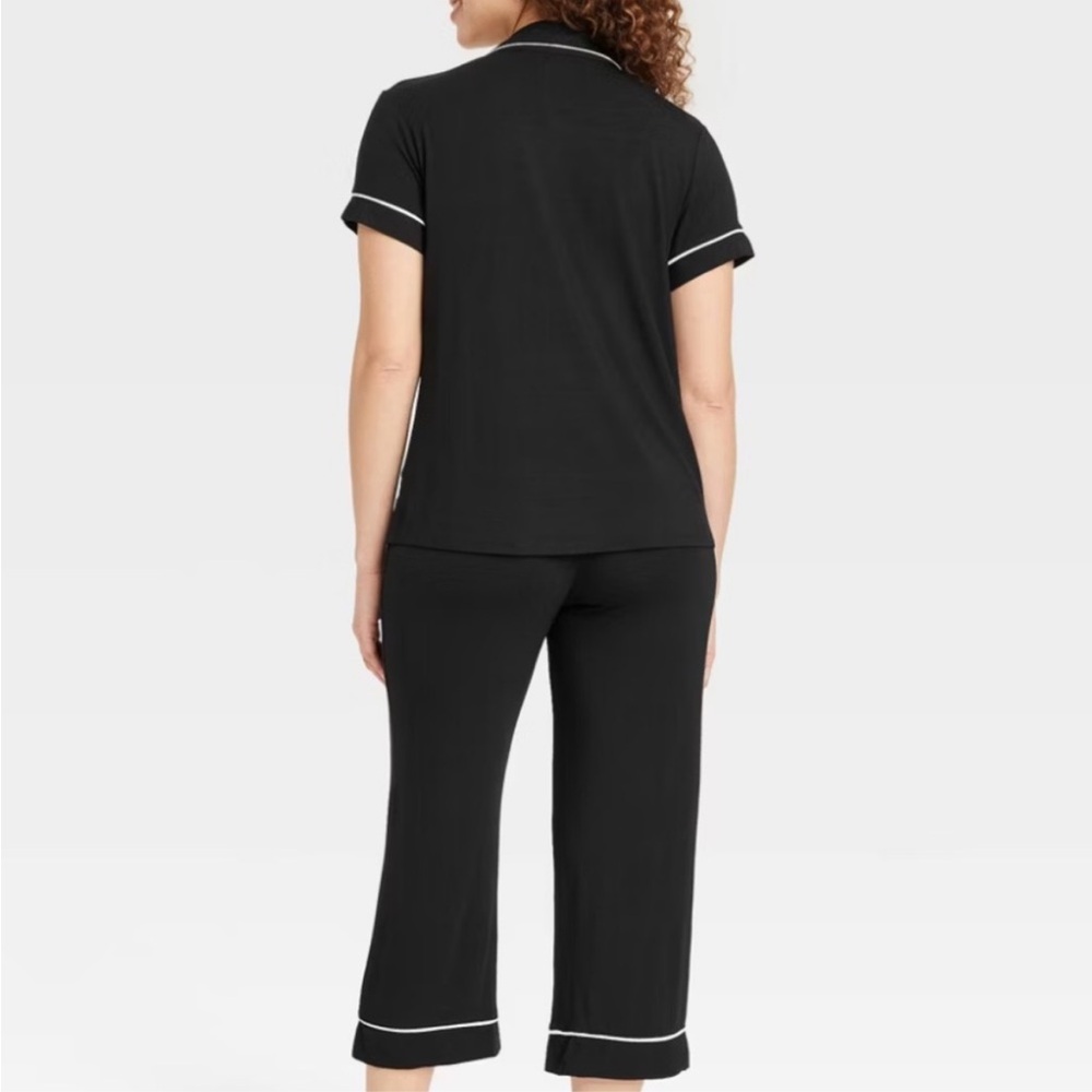 Women's Black Pajama Set - Picture 2 of 8